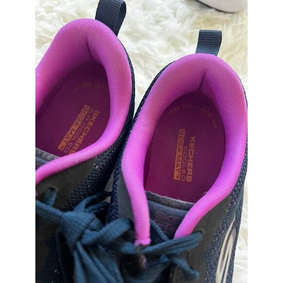 EUC Sketchers Womens shoes size 6.5 navy blue, comfortable work shoes nurses - Picture 6 of 7